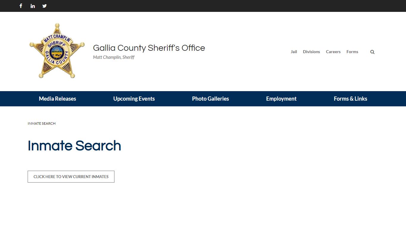 Inmate Search - Gallia County Sheriff's Office